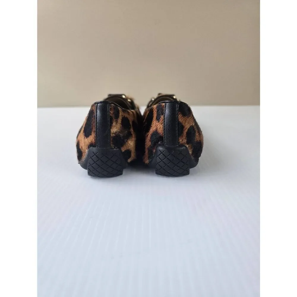 Talbots Driving Flats Sz 8 1/2 Leopard